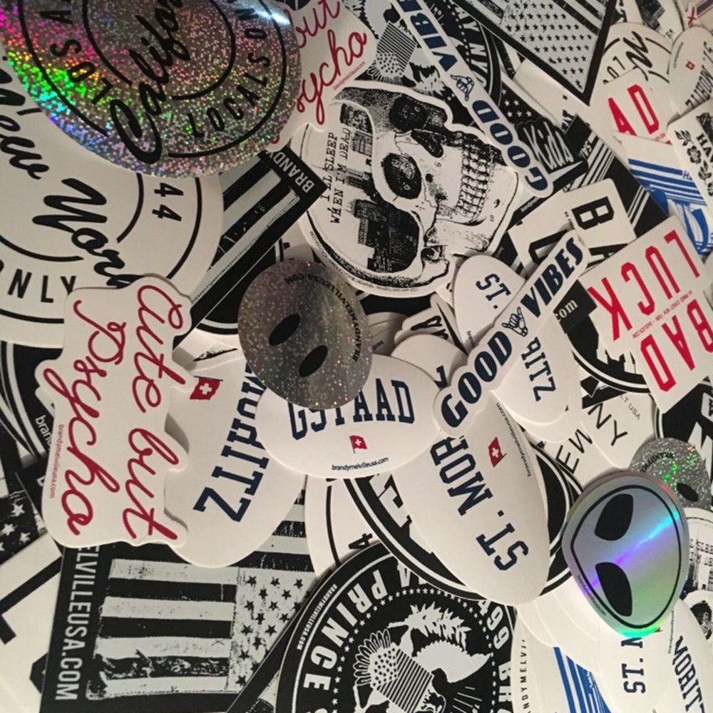 25 Brandy Melville Stickers